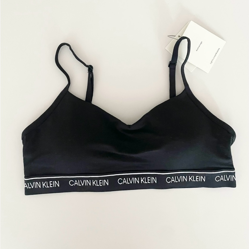 Calvin Klein Archive Logo Bralette - Picture 3 of 6